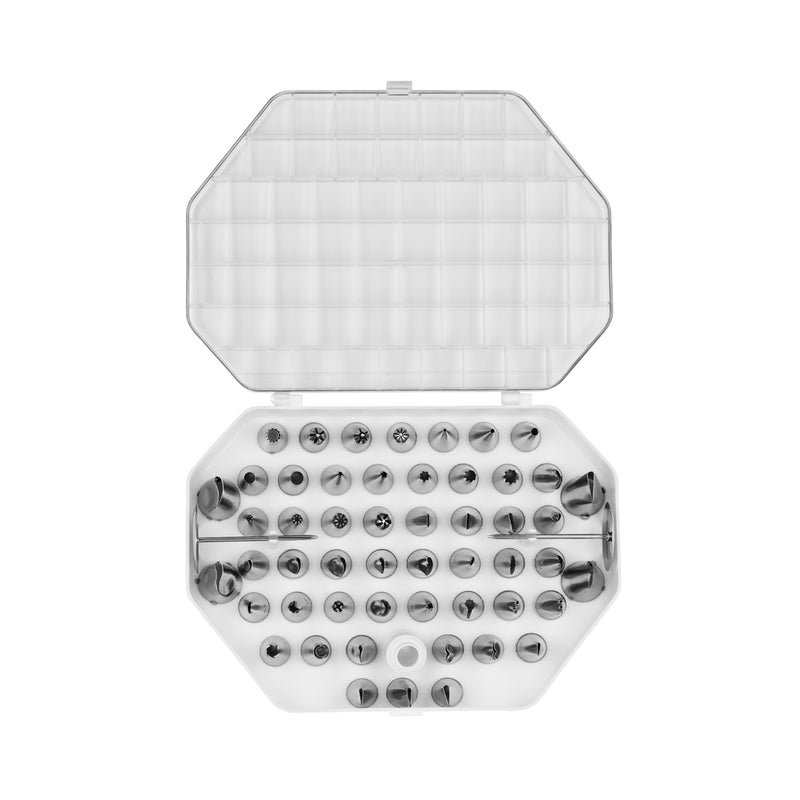 Chef Inox 52 Piece Cake Decorating Piping Tube Set