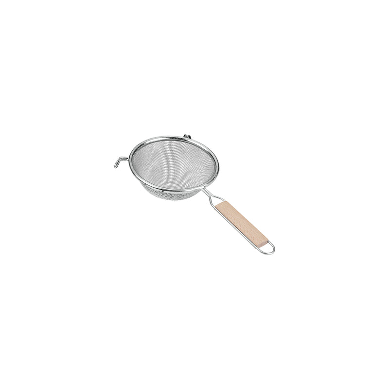 Medium Tin Mesh Strainer with Wood Handle 120mm