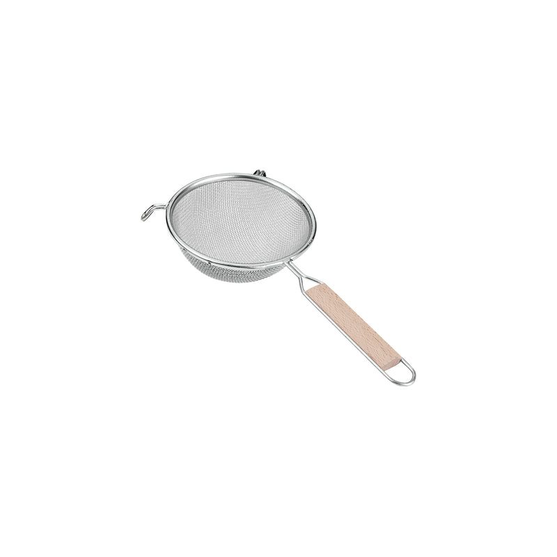Medium Tin Mesh Strainer with Wood Handle 140mm