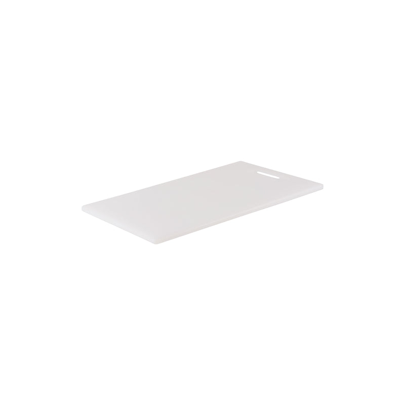 Chef Inox White Cutting Board with Handle 250x400x12mm