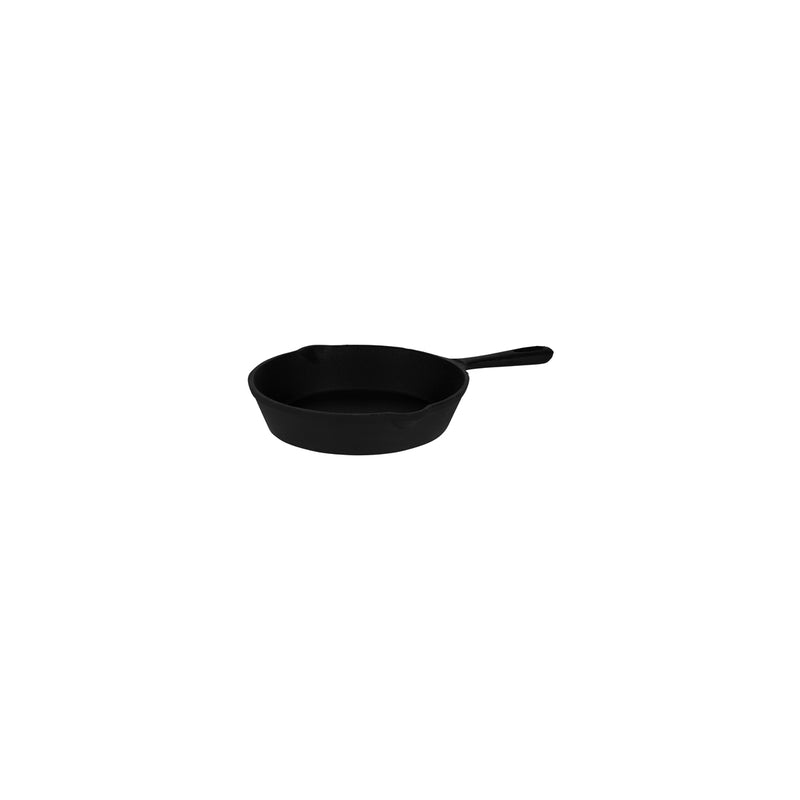Cast Iron Frypan with Spout 190x45mm