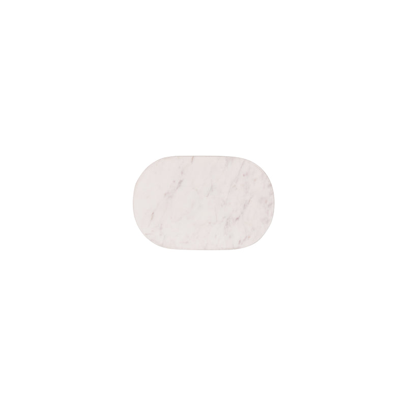 Serve White Marble Platter 250x170x15mm