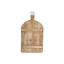 Serving Board with White Handle 520x280x30mm
