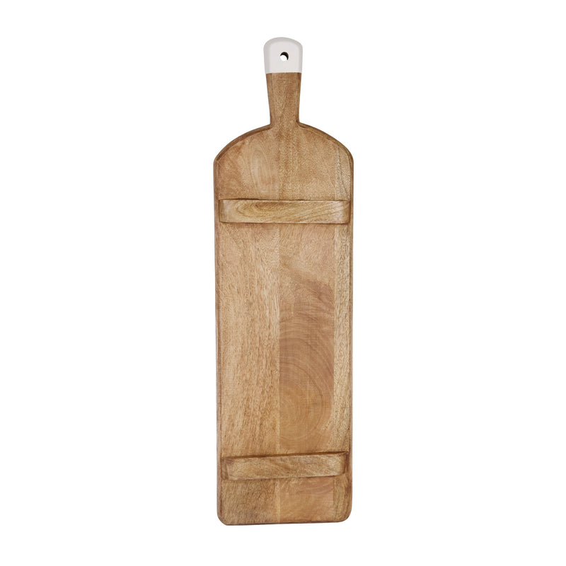 Serving Board with White Handle 700x200x30mm