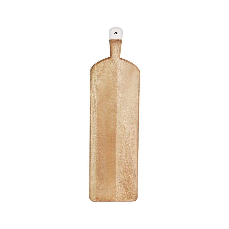 Serving Board with White Handle 700x200x30mm