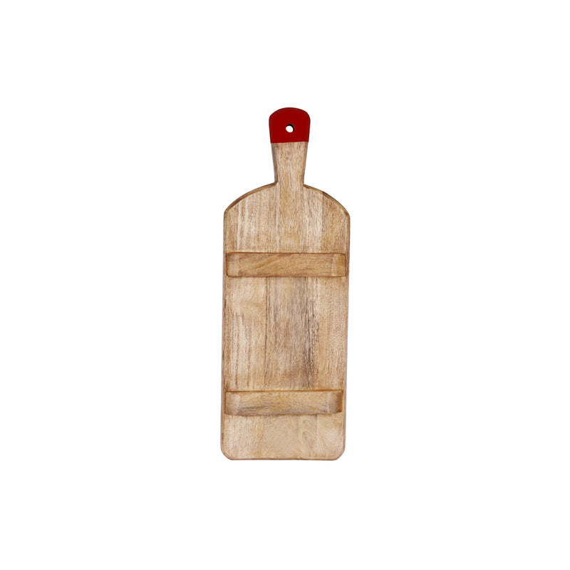 Serving Board with Red Handle 500x180x30mm