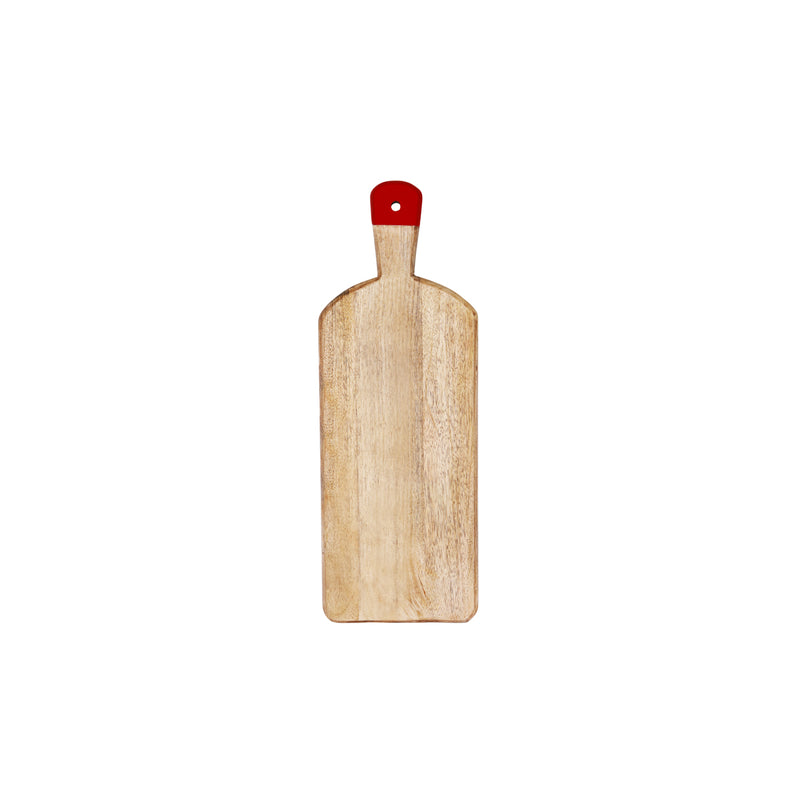 Serving Board with Red Handle 500x180x30mm