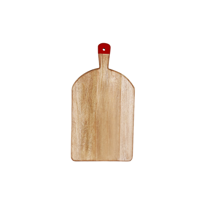 Serving Board with Red Handle 520x280x30mm