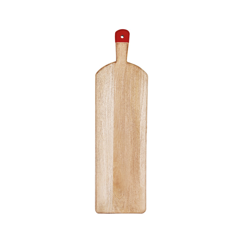 Serving Board with Red Handle 700x200x30mm