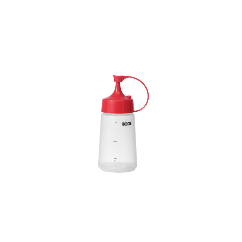 Chef Inox Soft Squeeze Bottle with Red Cap 300ml
