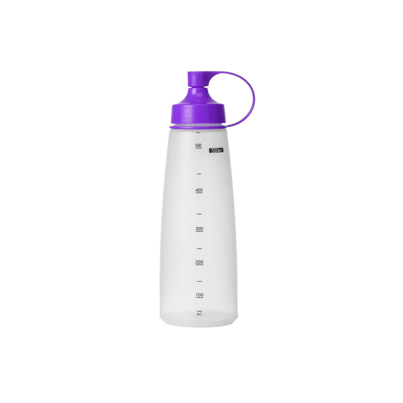 Chef Inox Soft Squeeze Bottle with Purple Cap 550ml