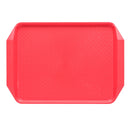 Chef Inox Red Plastic Food Tray 425x300mm