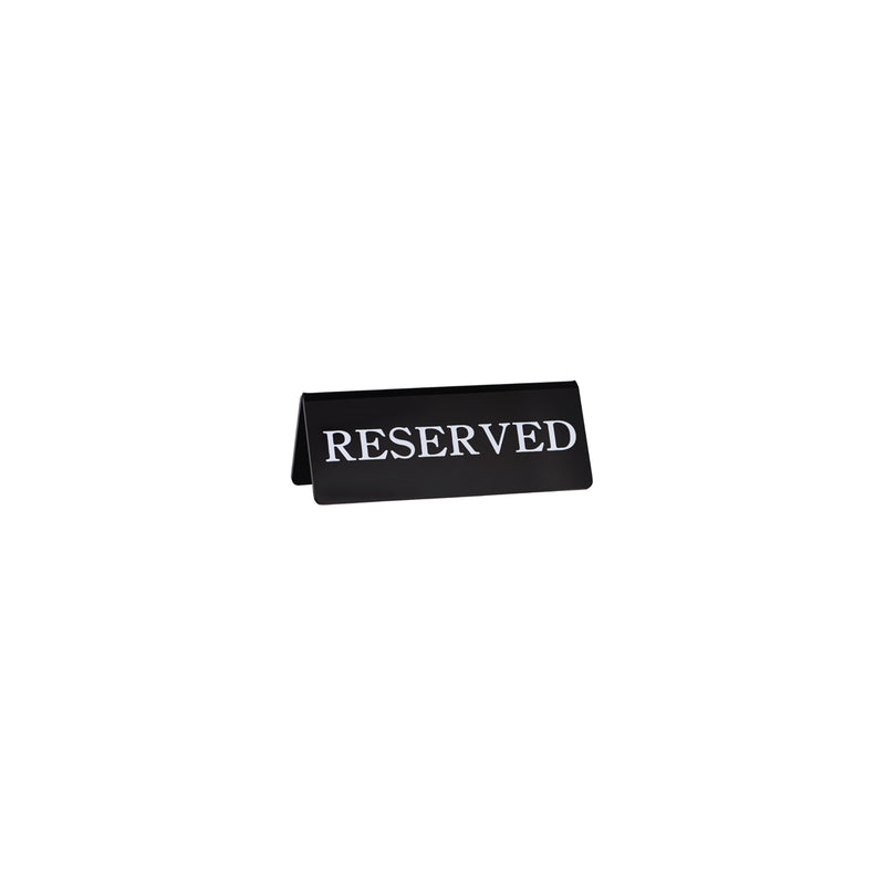 Chef Inox Reserved Sign
