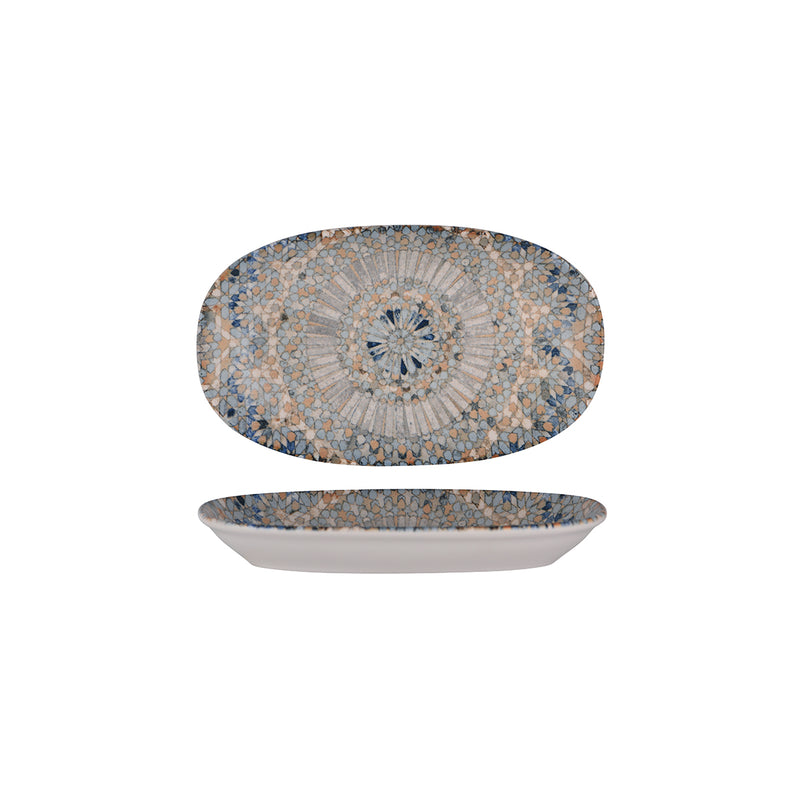 Luca Mosaic Coupe Dish 240x140mm