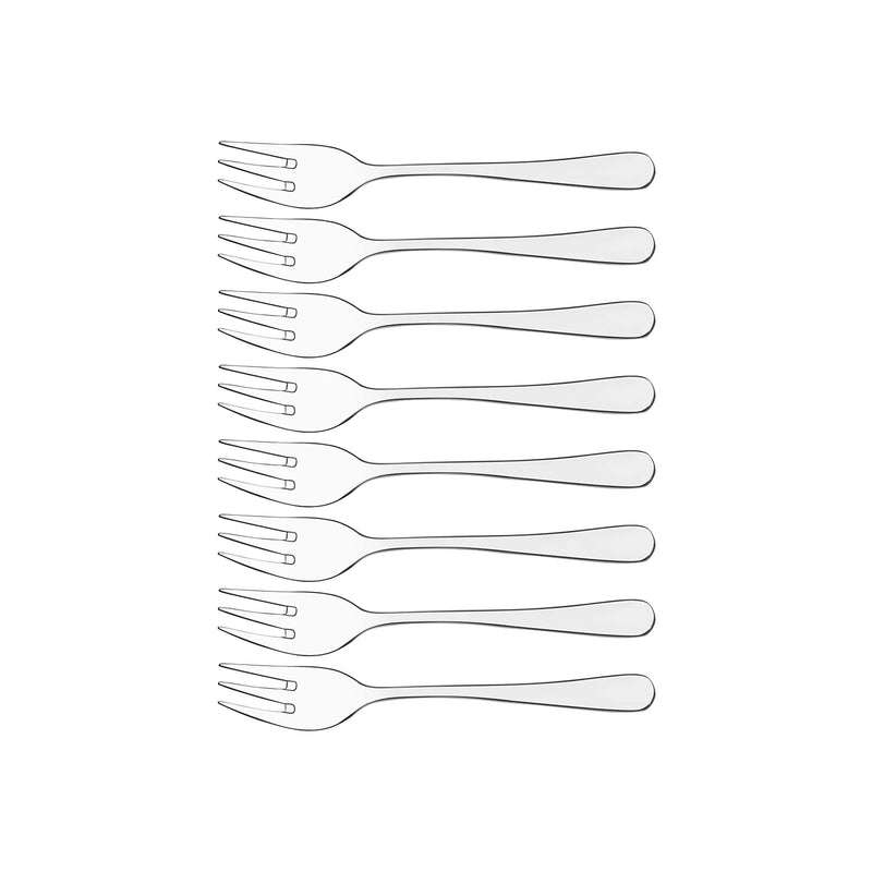York 8 Piece Cake Fork Set