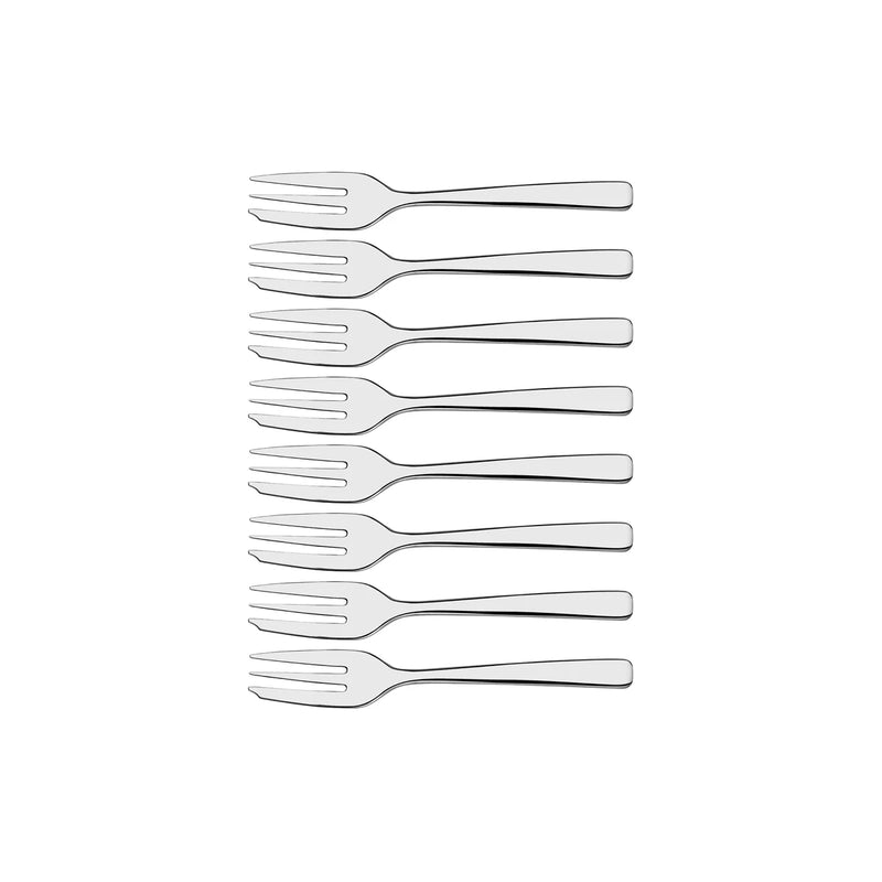 Amalfi 8 Piece Cake Fork Set 140 mm