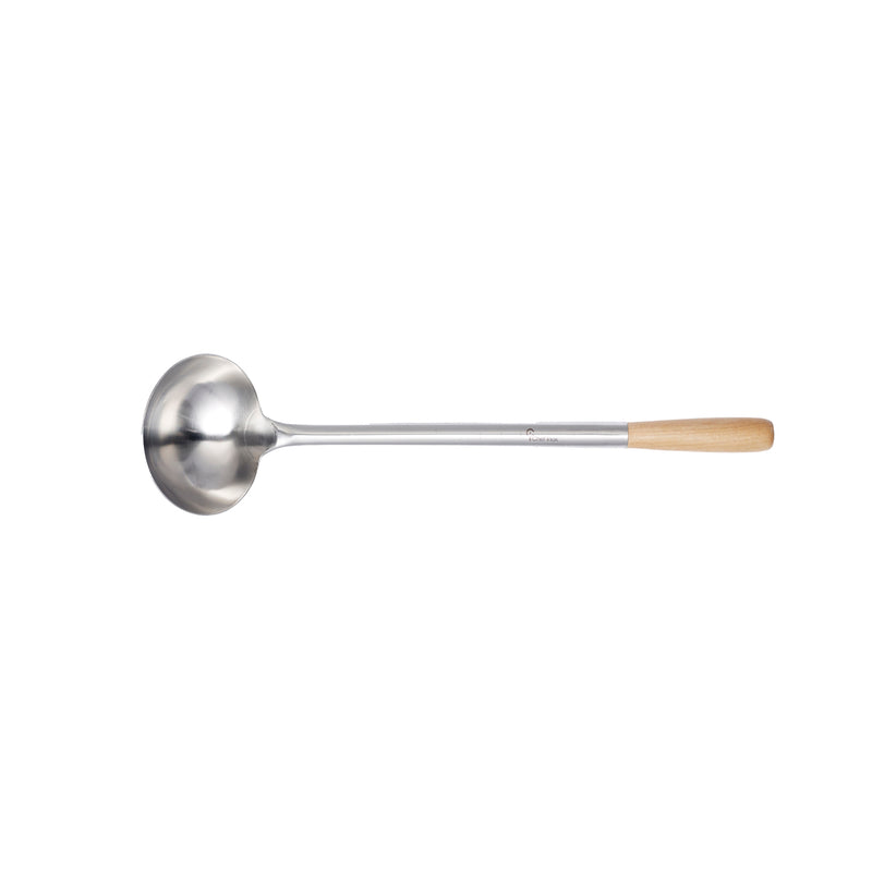 Chef Inox Ladle with Wooden Handle 330mm