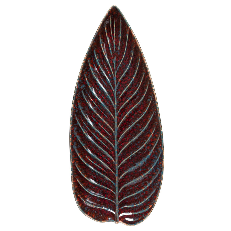 Riviera Strelizia Vigne Leaf Platter 398mm