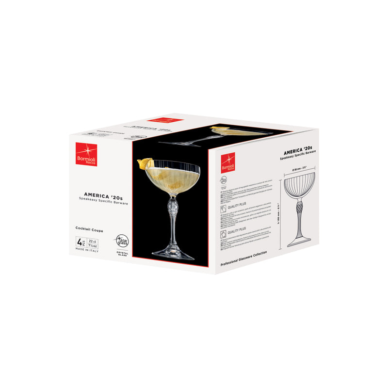 America 20's Cocktail Coupe Glass 220ml