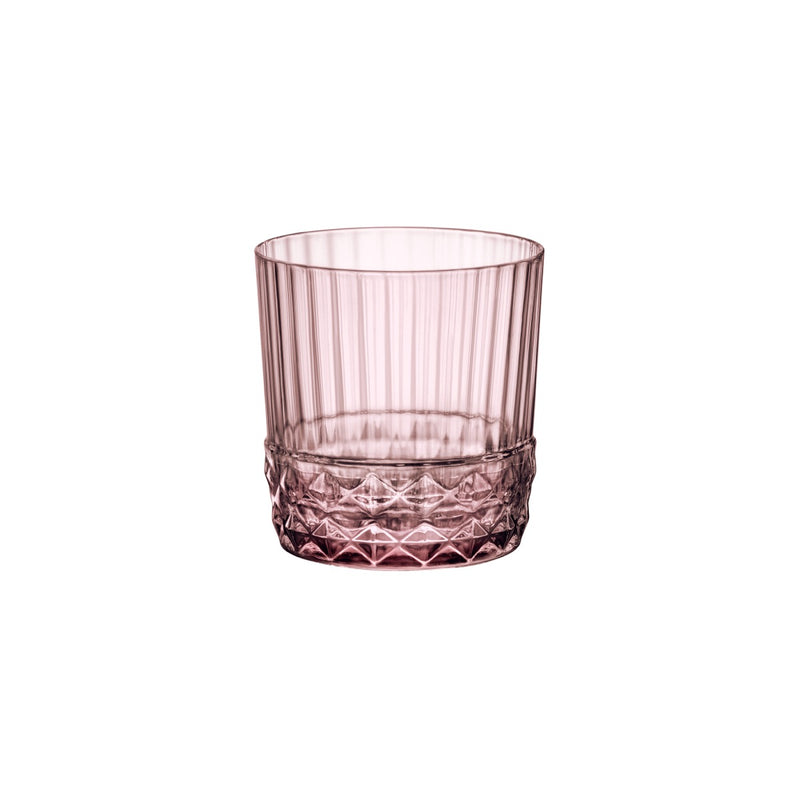 America 20's Lilac Rose Double Old Fashioned Glass 370ml