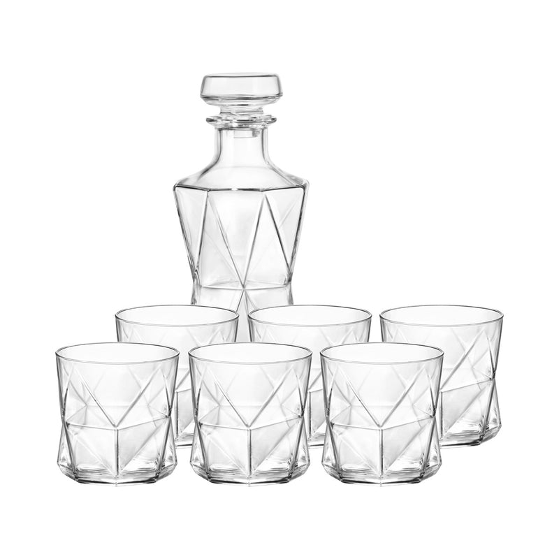 Cassiopea 7 Piece Decanter and Tumbler Set