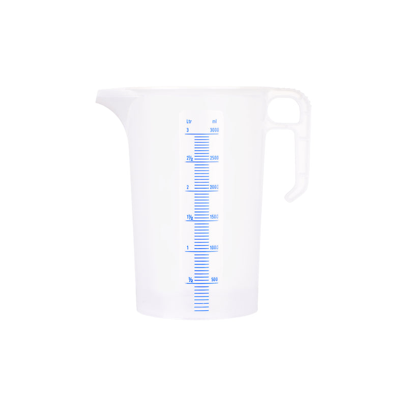 Chef Inox Measuring Jug with Blue Measurement 3lt