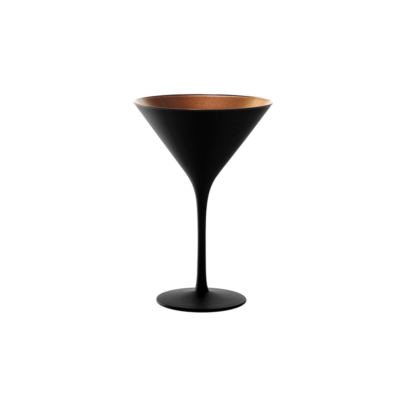 Olympic Matte Black/Bronze Cocktail Glass 240ml