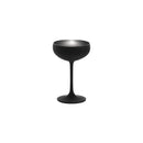 Olympic Matte Black/Silver Champagne Coupe 230ml