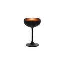 Olympic Matte Black/Bronze Champagne Coupe 230ml