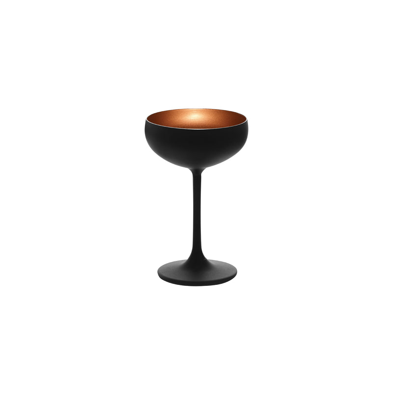 Olympic Matte Black/Bronze Champagne Coupe 230ml