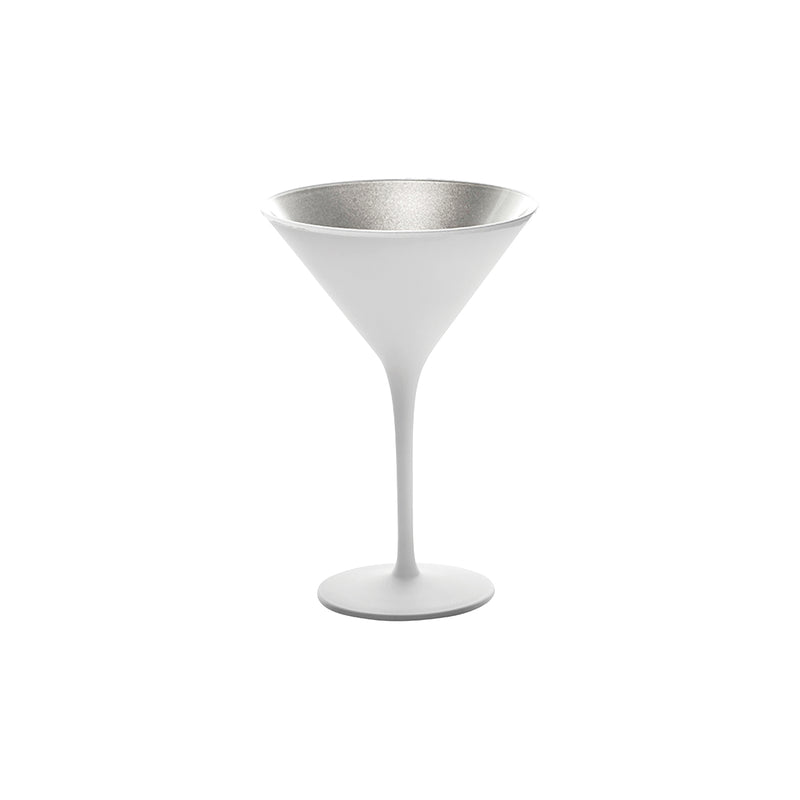 Olympic Matte White/Gold Cocktail Glass 240ml