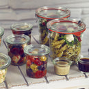 Complete Weck Glass Jar with Lids & Seals 580ml 100x107mm (742)