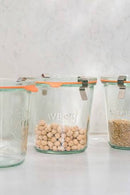 Complete Weck Glass Jar with Lids & Seals 580ml 100x107mm (742)