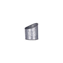 Coney Island Galvanised Slanted Pot 105x115mm
