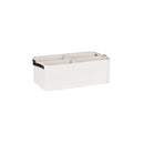 Coney Island 4-Compartment Caddy with Leather Handle 370x215mm