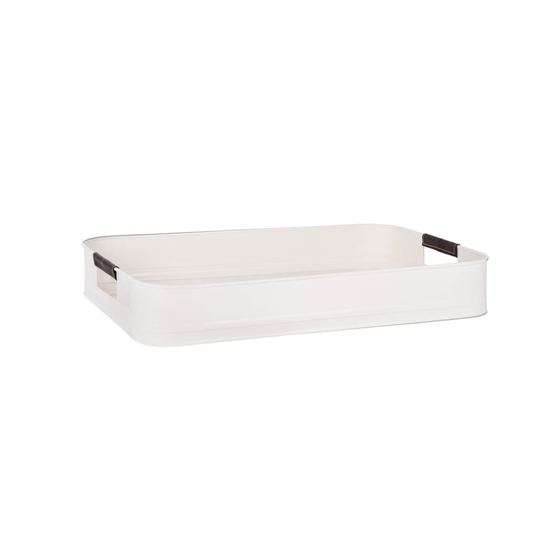 Coney Island Tray with Leather Handle 485x335x75mm