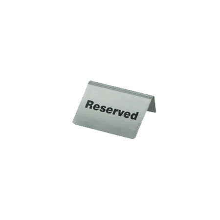 Chef Inox Reserved Table Sign 100x43mm