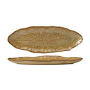 Fusion Lotus Cinnamon Plate 388x132x30mm