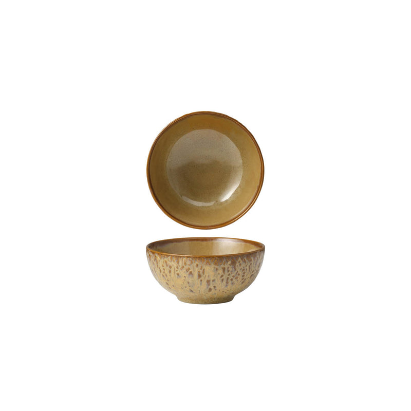 Fusion Lotus Cinnamon Footed Rice Bowl 118x54mm