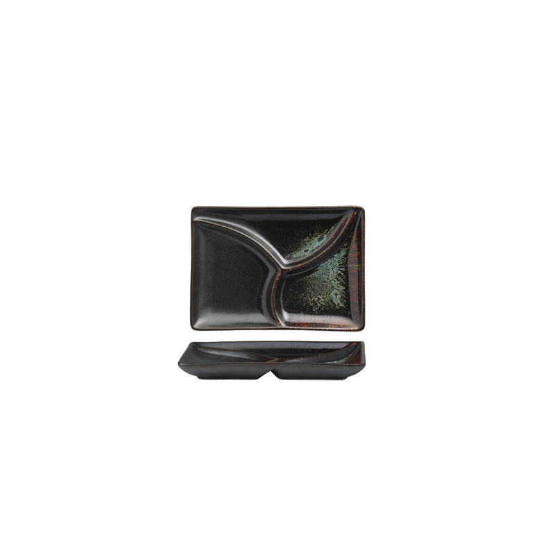 Fusion Patina 3 Compartment Dip Dish 180x130x18mm