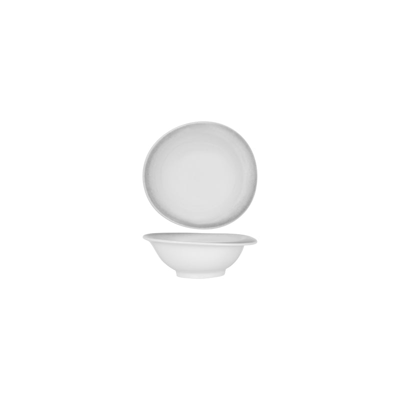 Bistro Frosted Steel Organic Deep Bowl 165x153mm