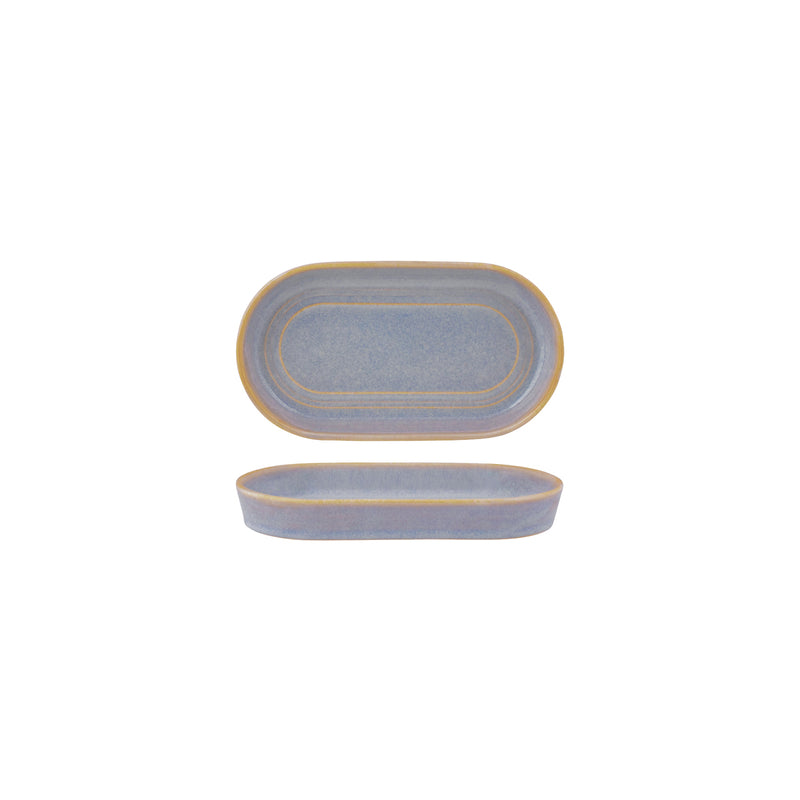 Urban Loft Azure Blue Platter 180x98mm