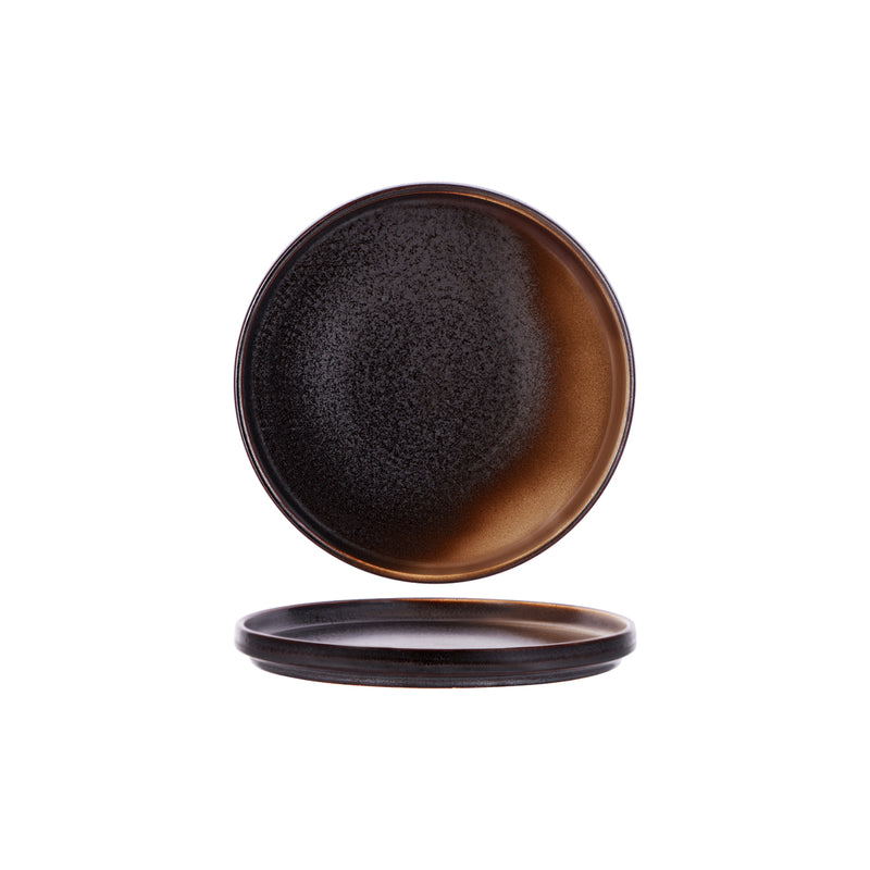 Urban Coffee Dust Rimmed Plate 210mm