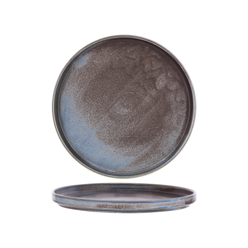 Urban Greystone Blue Rimmed Plate 270mm