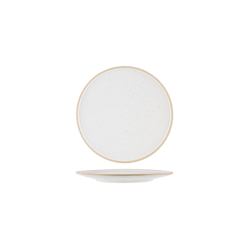 Soho White Pebble Plate 210mm