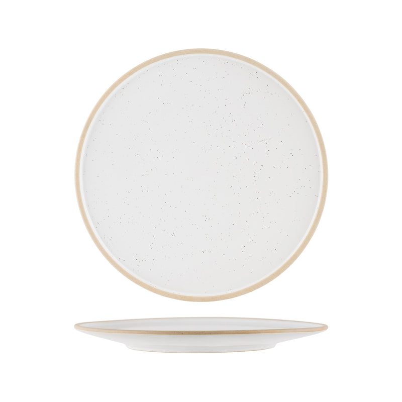 Tablekraft Soho White Pebble Round Plate 290mm