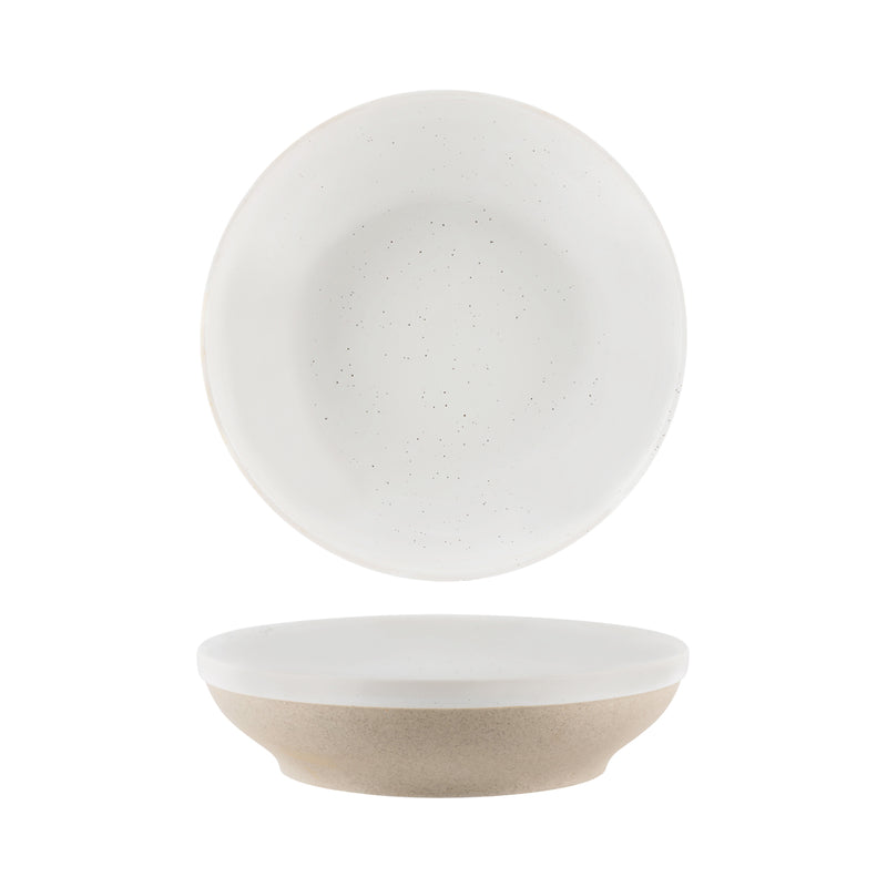 Soho White Pebble Coupe Bowl 230mm