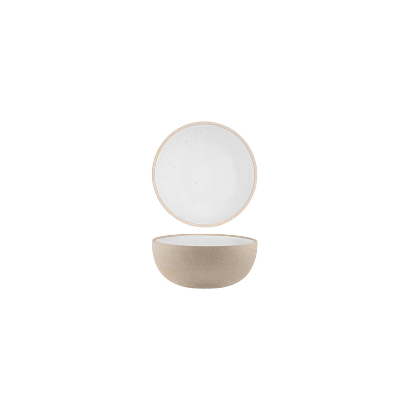 Soho White Pebble Deep Bowl 120mm