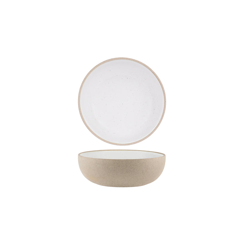 Soho White Pebble Deep Bowl 170mm