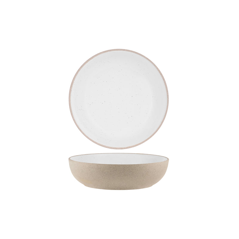 Soho White Pebble Deep Bowl 200mm